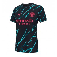 Fotbalové Dres Manchester City Jeremy Doku #11 Dámské Alternativní 2023-24 Krátký Rukáv